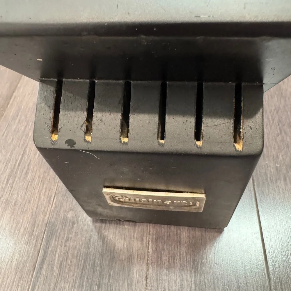 Cuisinart Black Knife Block Holder for Kitchen Knives & Utensils